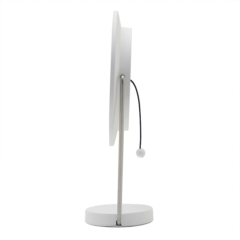 Led Round table mirror 360 degree rotation detachable  3 Color Lighting  Modes Intelligent Touch makeup mirror with lamp