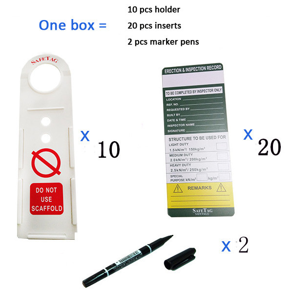 scaffolding tag kit