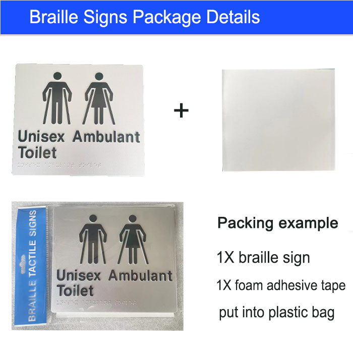 braille tactile sign