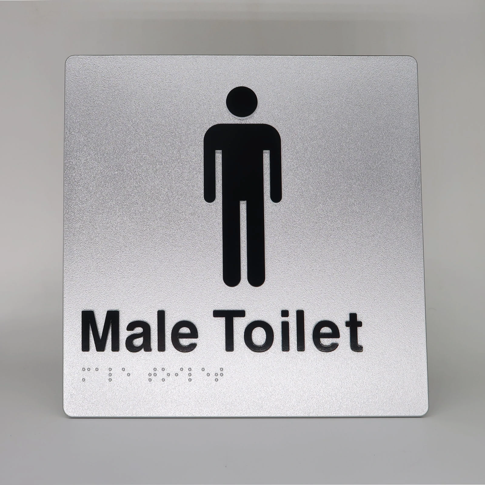 Male Toilet Braille Sign