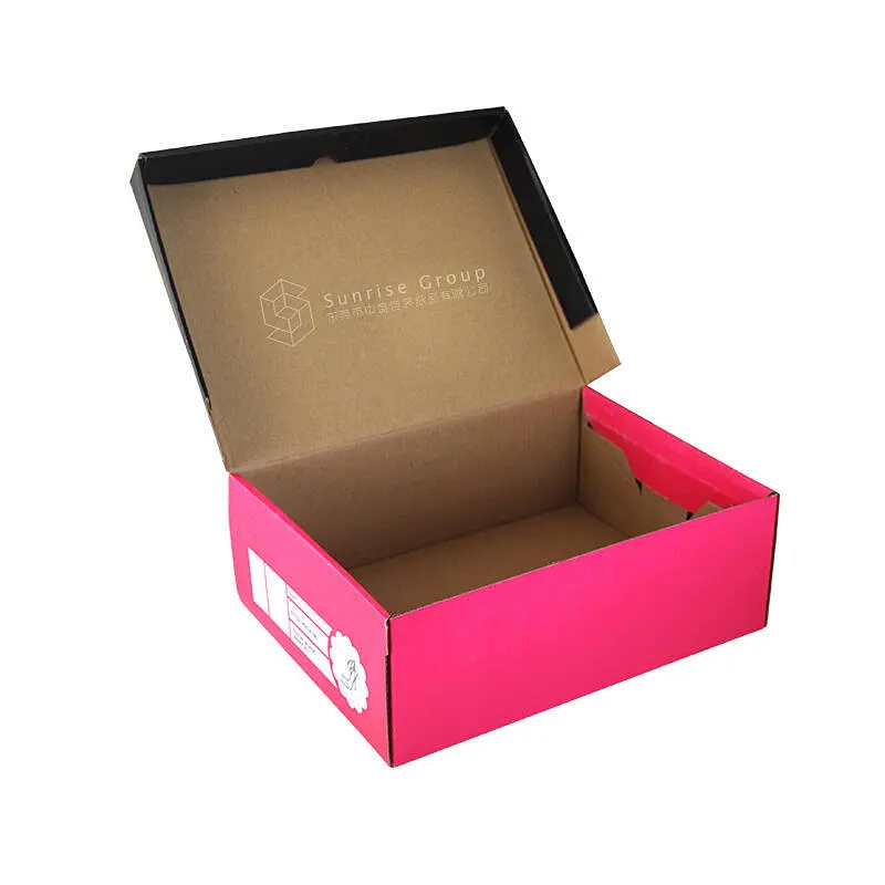 shoe box,Shoe box Paper box Foldable shoe box with hard clamshell shoe box Paper drawer storage box Children's shoes