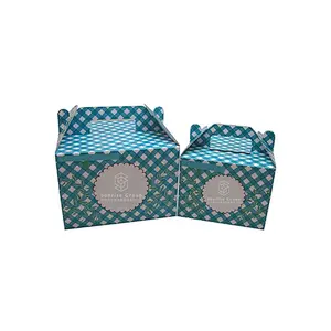 Portable Pastry Box Disposable Four Inch 4 Inch 6 In 8 Inch Baking Packaging Mousse Packaging Box Customization