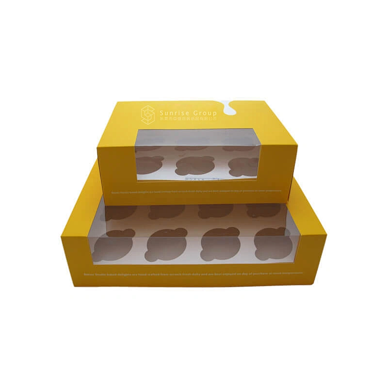 Assorted chocolate chip cookies paper packaging gift box