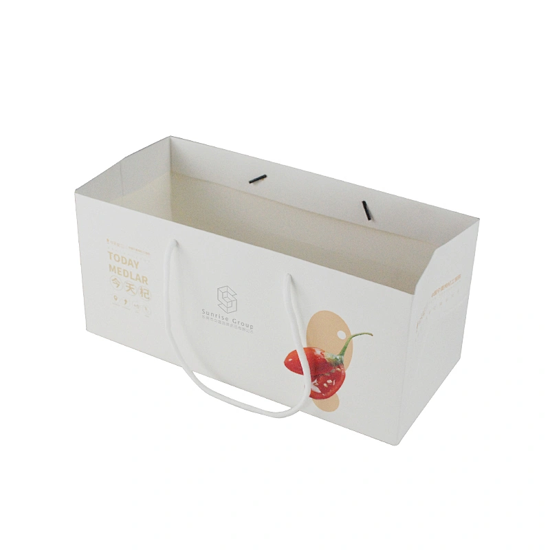 Paper bag，Gift bag，Fruit bag，Hand holding  bag，Holiday gift，
