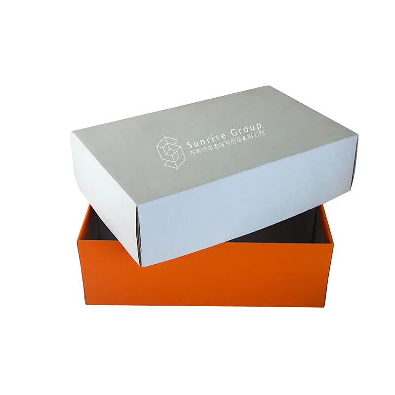 shoe box,Shoe box Paper box Foldable shoe box with hard clamshell shoe box Paper drawer storage box Children's shoes