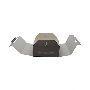 Customized Cake Food Packaging Art Card Box With Handle