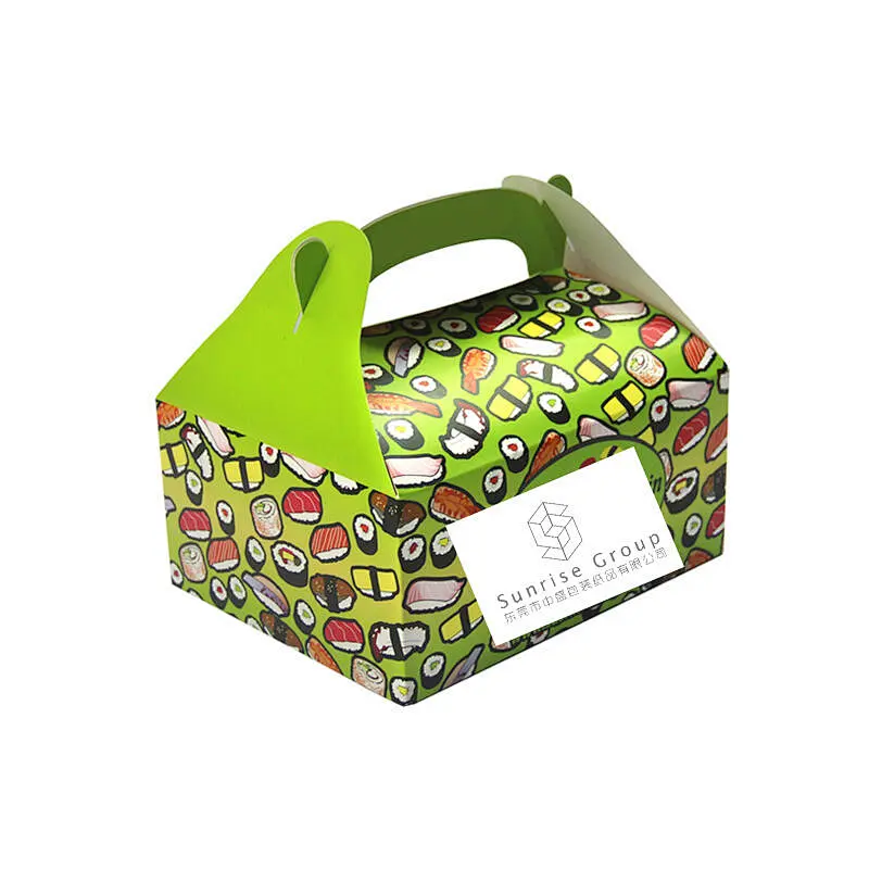 Bread box,paper box,Food paper box，cake box，Portable cake box，Portable paper box for baking pastry