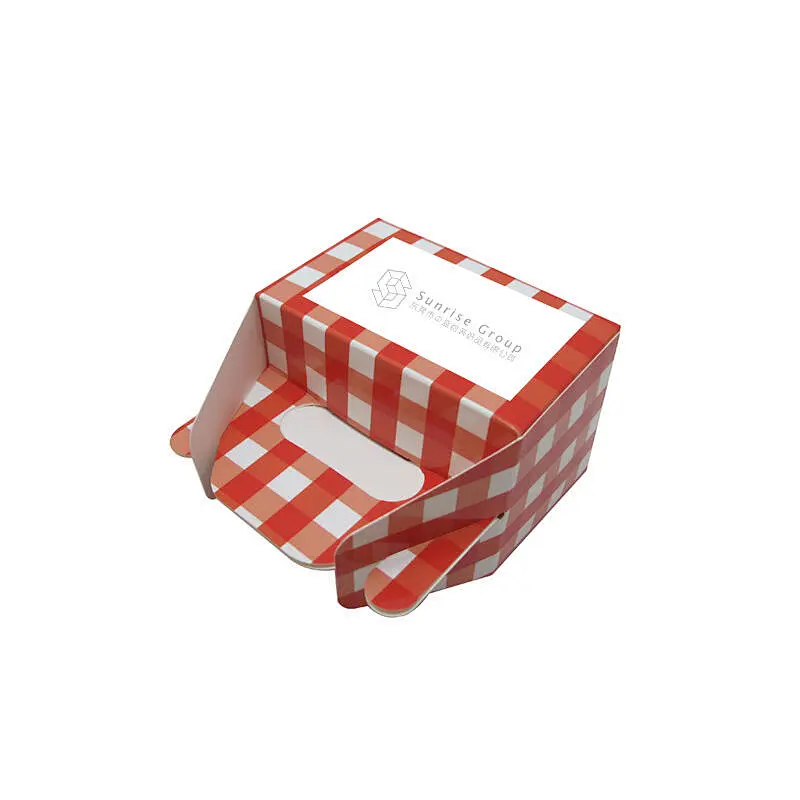 Red Hot Selling Customized Cake Packaging Box With Handle