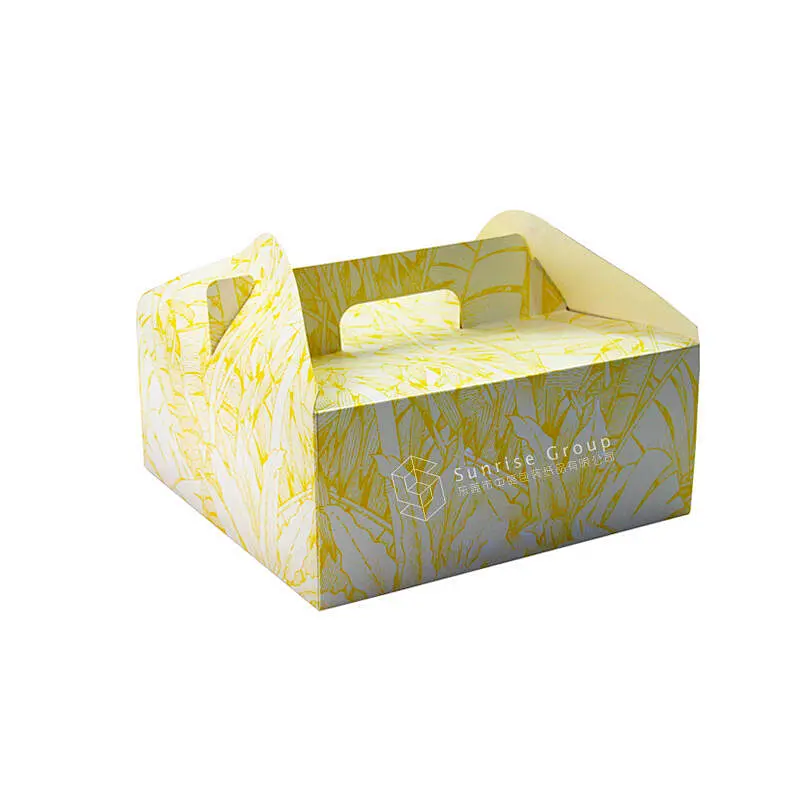 Bread box,paper box,Food paper box，cake box，Portable cake box，Portable paper box for baking pastry