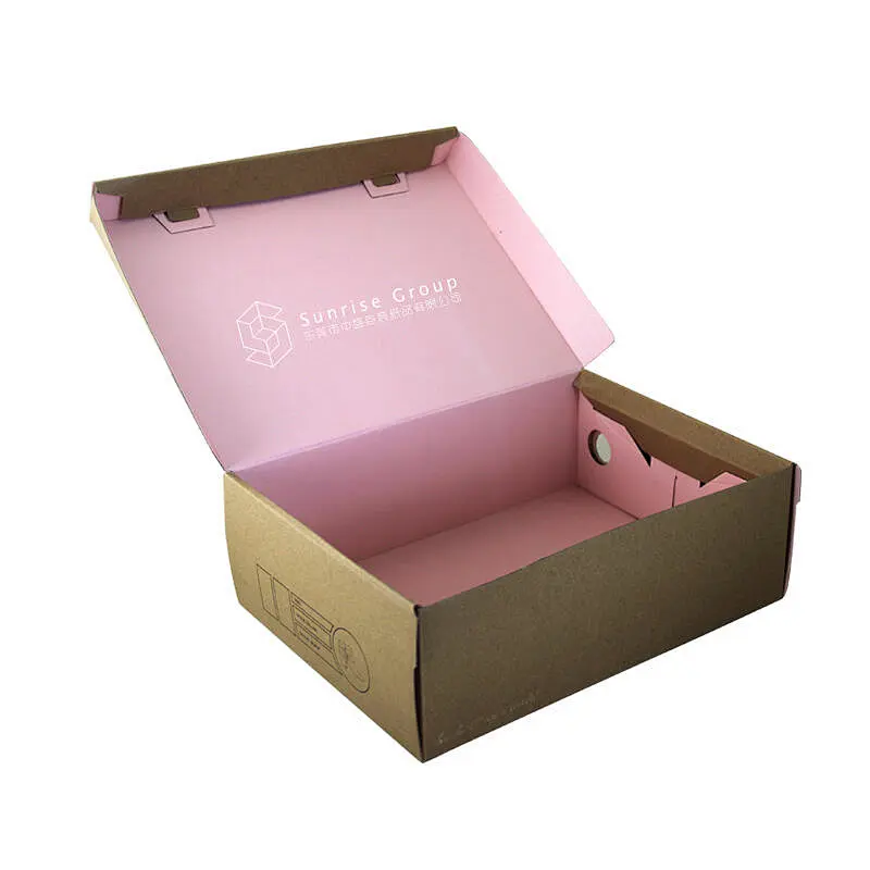 Shoe box Paper box Foldable shoe box with hard clamshell shoe box Paper drawer storage box