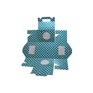Portable Pastry Box Disposable Four Inch 4 Inch 6 In 8 Inch Baking Packaging Mousse Packaging Box Customization