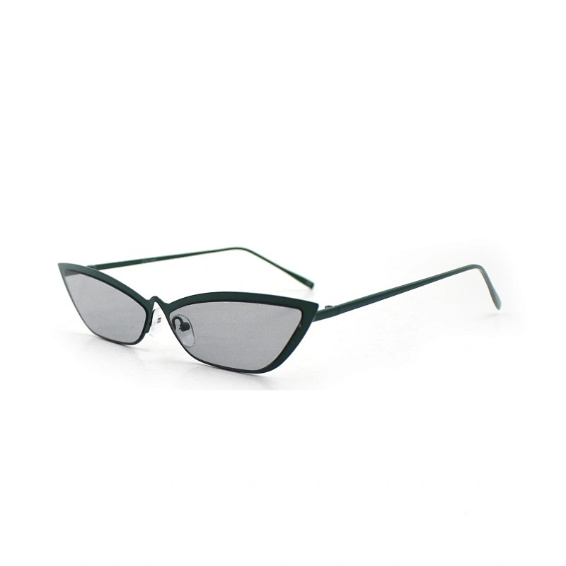 Personality metal vintage women geometric sunglasses