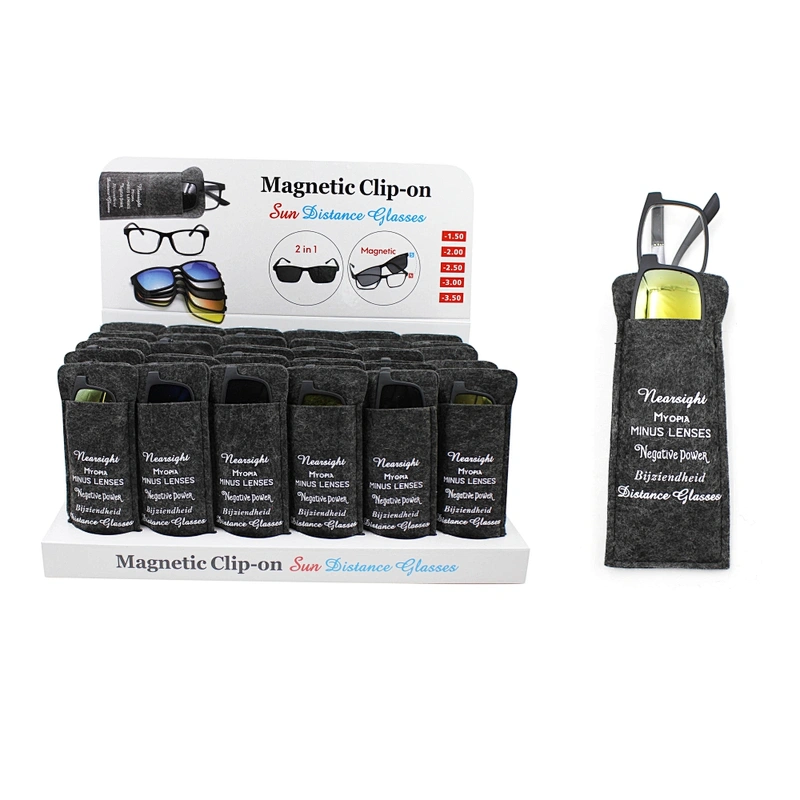 2020 Magnetic clip-on sun reading glasses