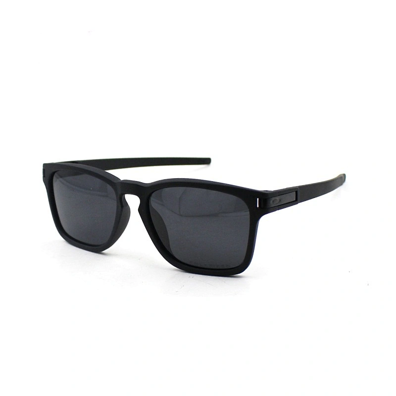 Rectangle rubberized UV400 retro men women sunglasses