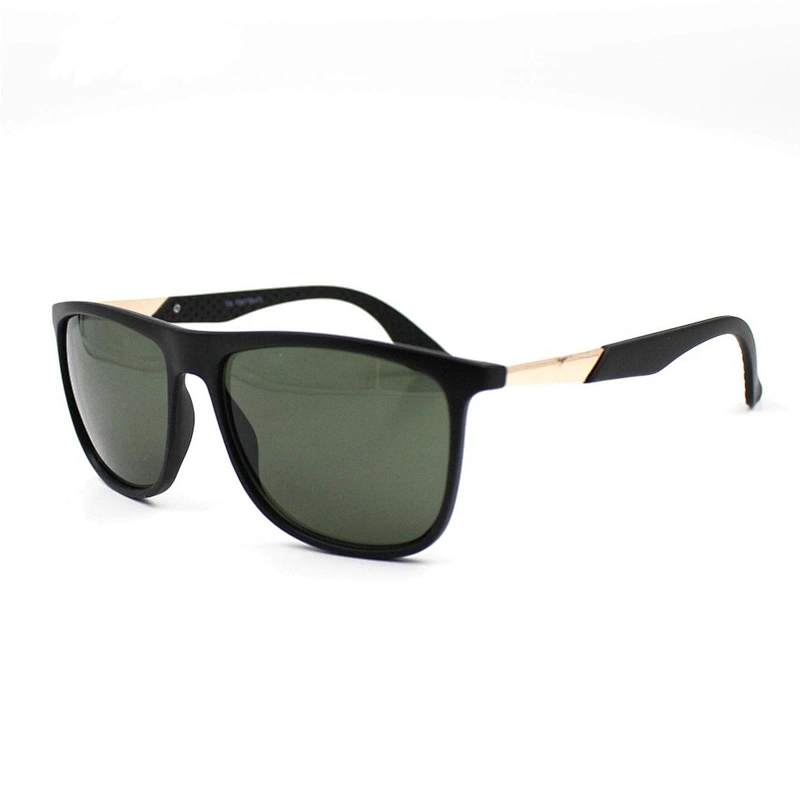 Retro fashion custom logo rectangle sunglasses