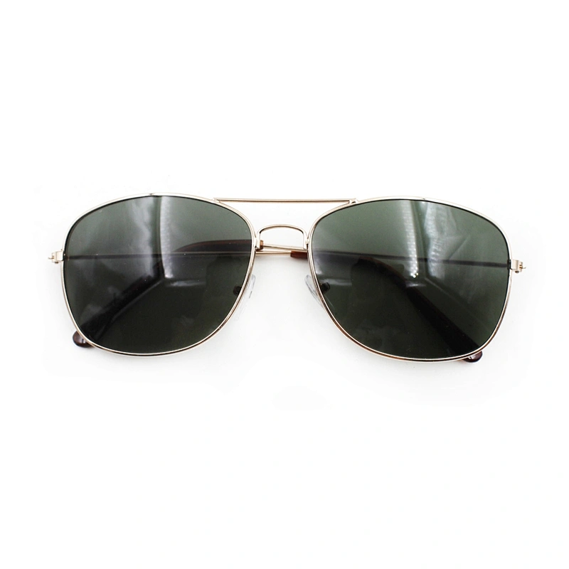 2019 retro custom logo gold metal sunglasses