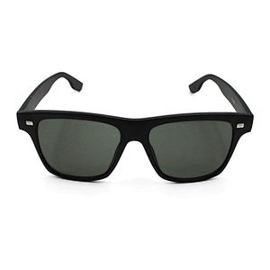Fashionable rubberized frame custom logo sunglasses
