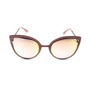 Fashionable custom women rose gold sunglasses