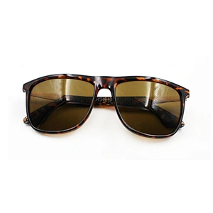 Retro fashion custom logo rectangle sunglasses