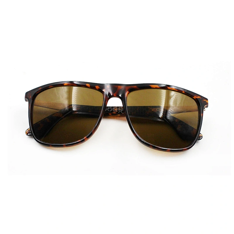 Retro fashion custom logo rectangle sunglasses