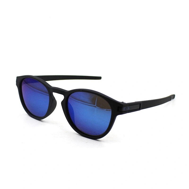 2021 New fashion custom logo mirror lens rubber sunglasses