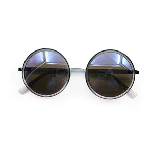 Wholesale fashion round frame unisex sunglasses