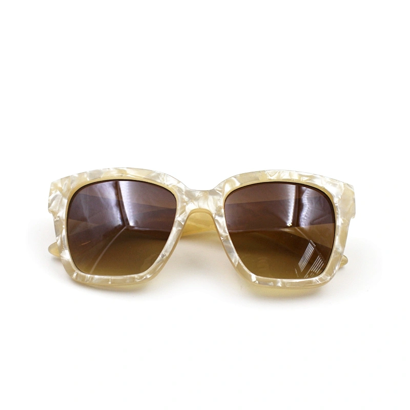 New arrival vintage shiny marbling print frame sunglasses