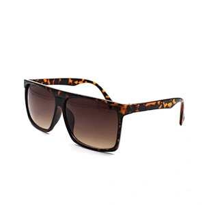 High quality plastic new design square flat sunglasses