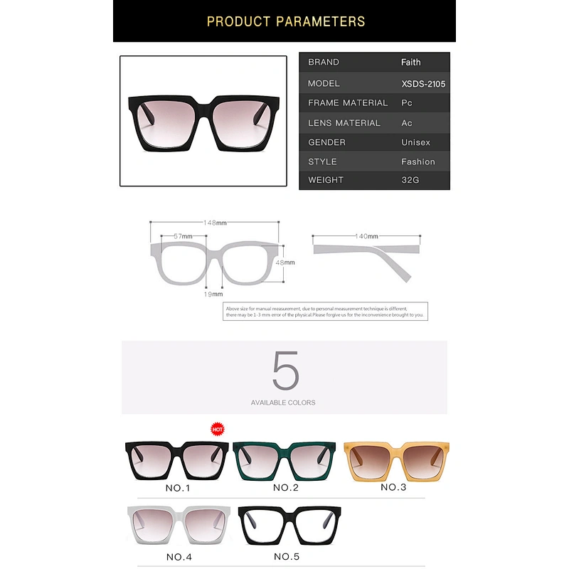 UNOC 2021 Trendy Custom Sun Glasses Vintage Shades Sunglasses Oversized Unisex Sunglasses