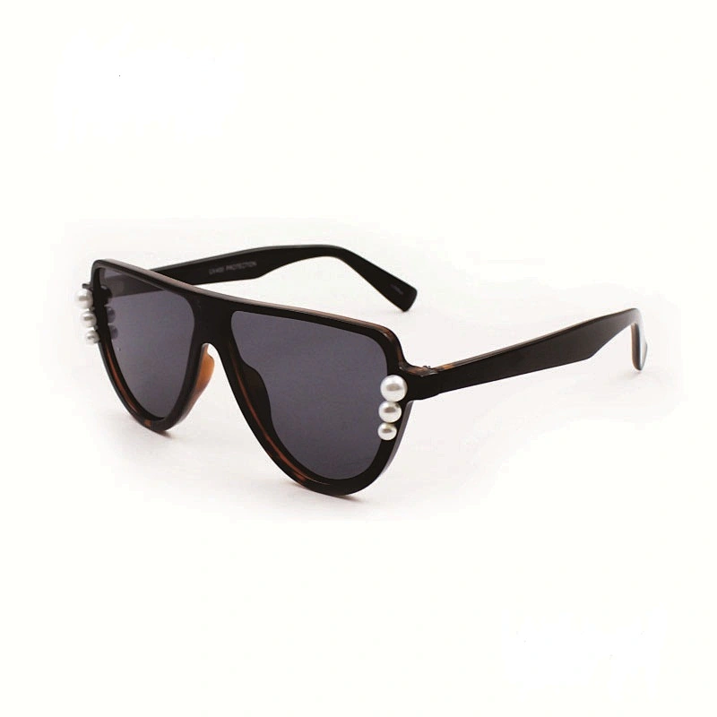 Fashion women ladies vintage pearl decoration sunglasses