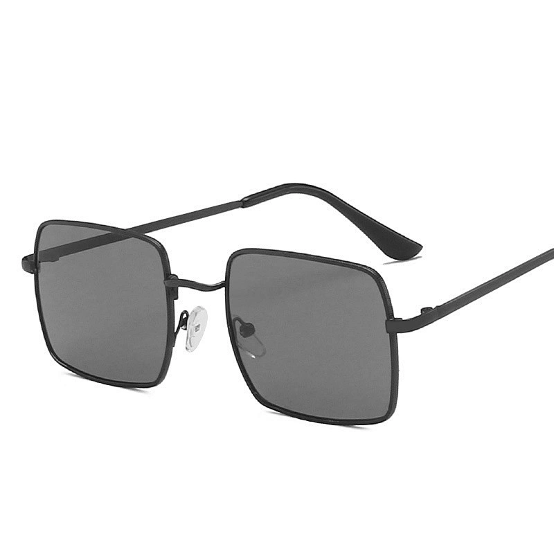 UNOC 8 Color Gold Frame Fashion Sun Glasses Metal Frame Square Lens Womens Shades Sunglasses