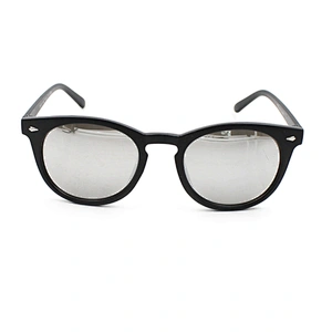 Fashion retro matt black frame plastic sun glasses