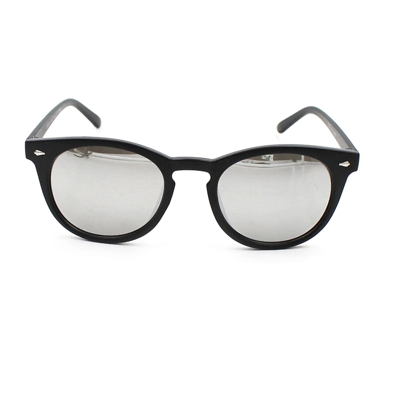 Fashion retro matt black frame plastic sun glasses