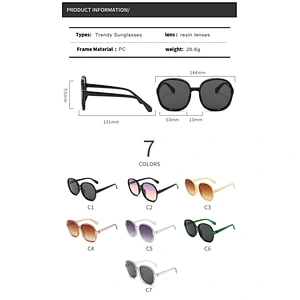 UNOC Cheap Price Vintage Style Sun Glasses Square Oversized Women Mens Unisex Classic Trendy Sunglasses