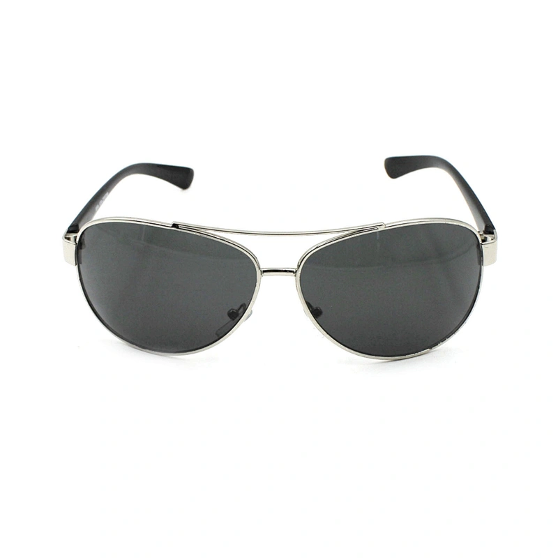 China fashion manufacture silver metal frame sunglasses