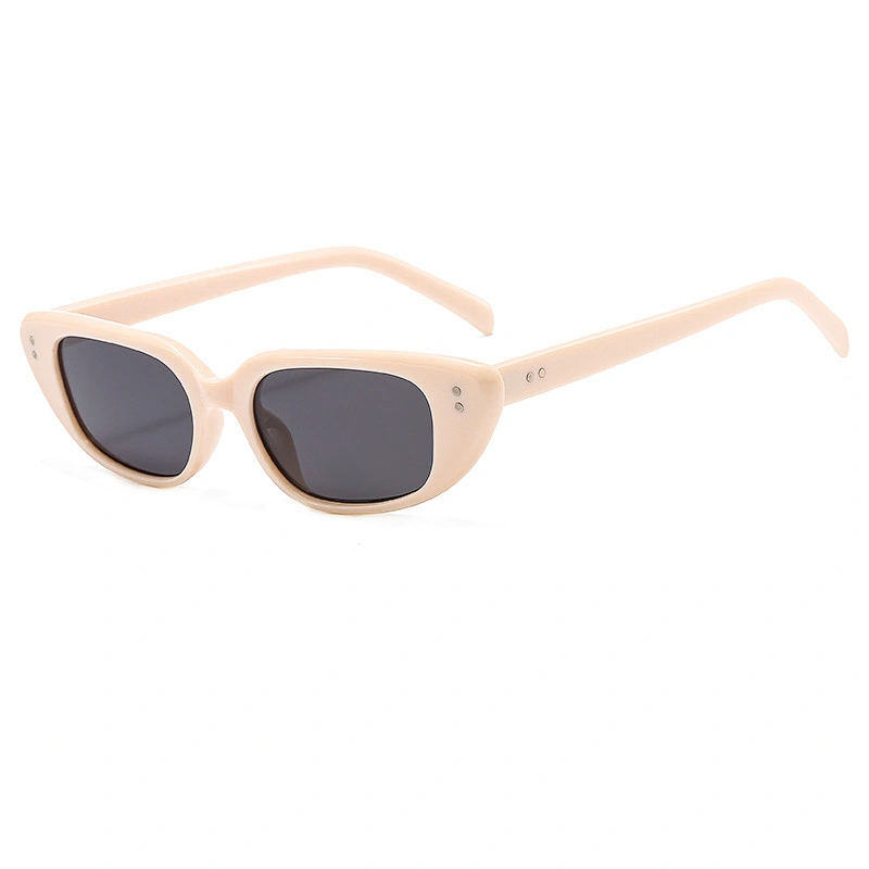 Newest Trendy Sun Glasses Studs Narrow Side Eyewear Fashion Unisex Shade Sunglasses