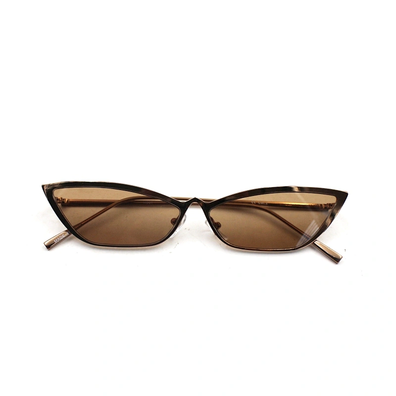 Personality metal vintage women geometric sunglasses