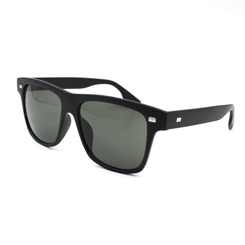 Fashionable rubberized frame custom logo sunglasses