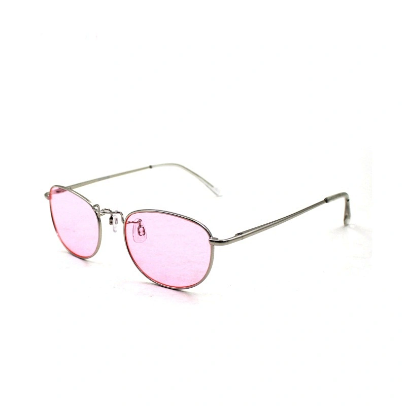 2021 New arrival glasses frame metal UV400 protect small oval sunglasses
