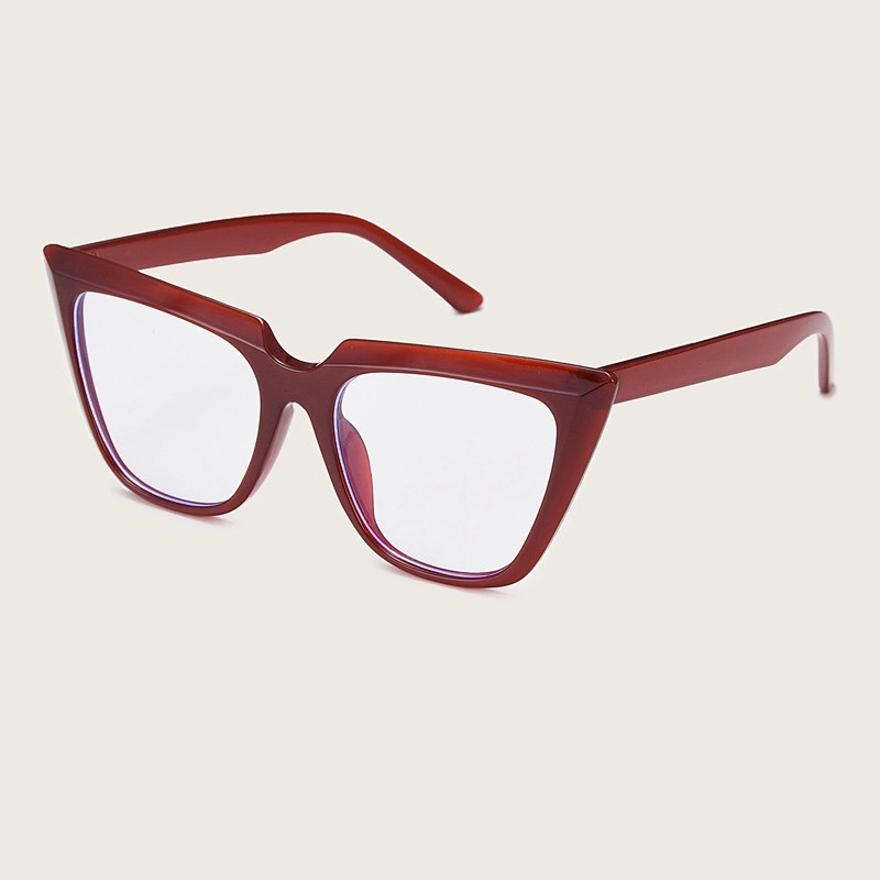 New Trendy Fashion Cat Eye Glasses Frame Computer Glasses Clear Anti Blue Light Blocking Glasses