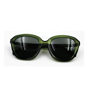 2021 retro fashion summer color trans green frame sunglasses