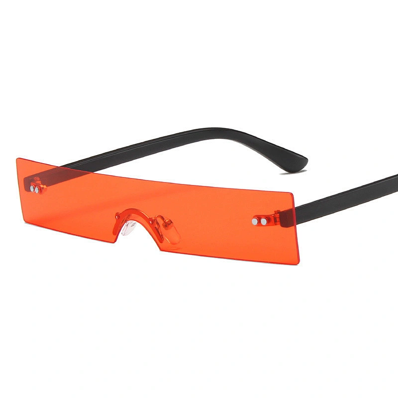 UNOC 2021 Style Woman Sunglasses PC Lens Rimless Small Frame Sun Glasses Shades Sunglasses For Men Women