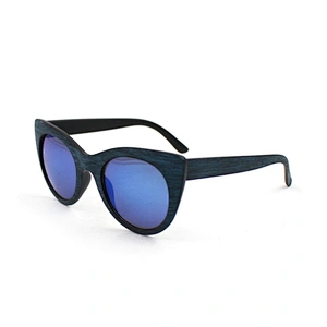 Fashion wood grain sun glasses for man women