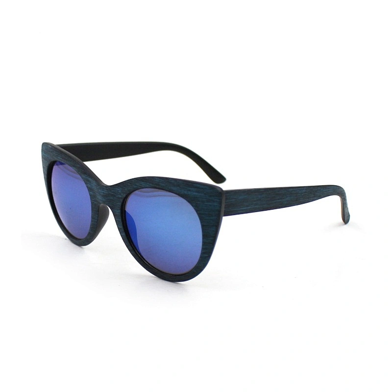Fashion wood grain sun glasses for man women