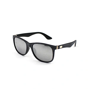 Vintage wood grained fashion sun glasses