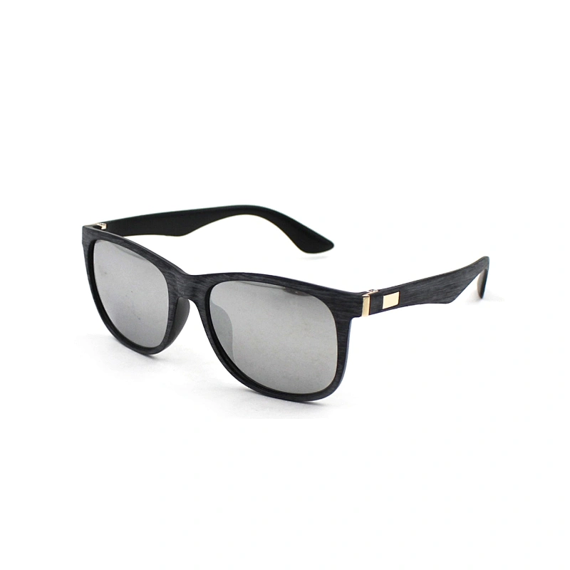 Vintage wood grained fashion sun glasses