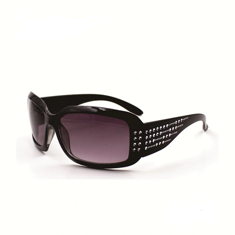 Unique style customized logo diamond sunglasses lady