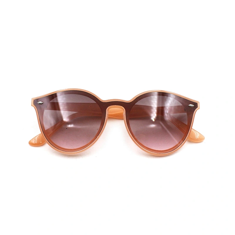 Fashion round custom logo sunglasses for women