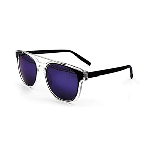 Latest fashion rectangle frame metal bridge sunglasses