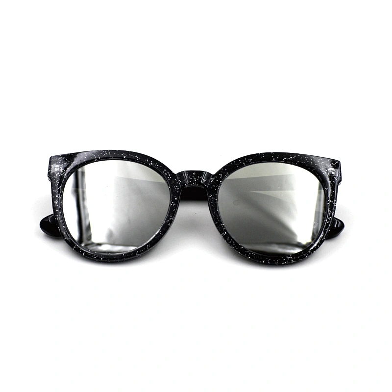 Shiny thin custom PC frame cat eye sunglasses women